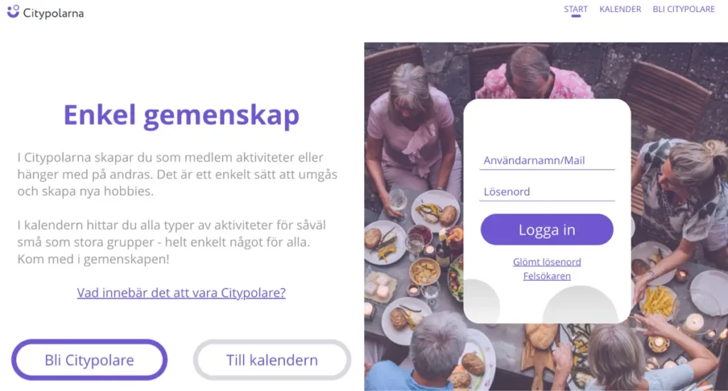Citypolarna hitta vänner app