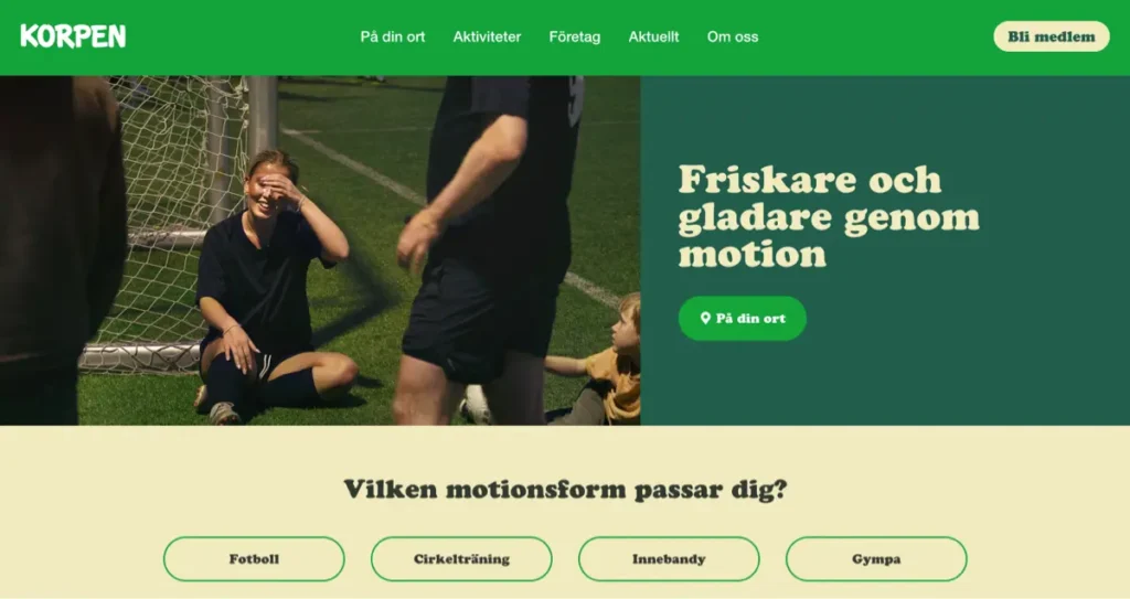 Korpen hitta vänner