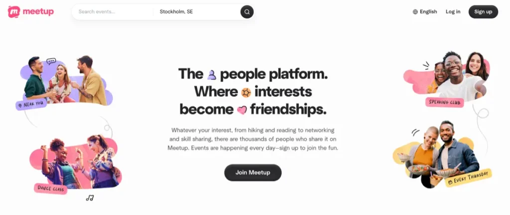 Meetup hitta nya vänner