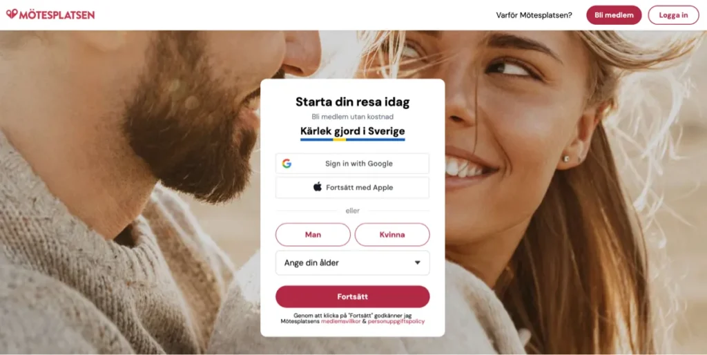 Mötesplatsen dejtingsida